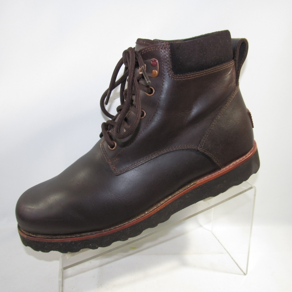 UGG Seton Size 10 M Brown Ankle Boots Mens C2A E6 - Picture 3 of 8